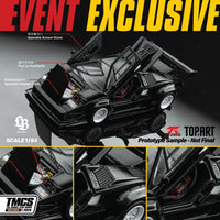 Thumbnail for Top Art 1:64 LBWK Countach Black TMCS 2025 Event Exclusive
