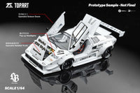 Thumbnail for Top Art 1:64 LBWK Countach White #41