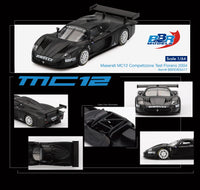 Thumbnail for PRE-ORDER BBR Models 1:64 Masarati MC12 Competizione Test Fiorano 2004