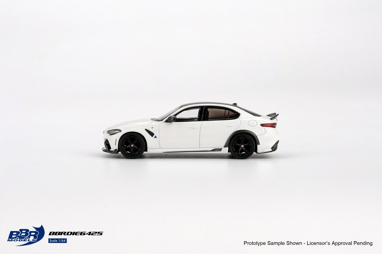 PRE-ORDER BBR Models 1:64 Alfa Romeo Giulia GTAM White