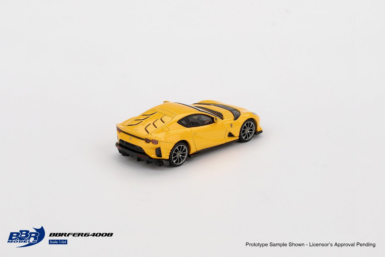 PRE-ORDER BBR Models 1:64 Ferrari 812 Competitizone Giallo Modena