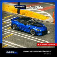 Thumbnail for PRE-ORDER Tarmac Works 1:64 Nissan Veilside FFZ400 Fairlady Z Blue
