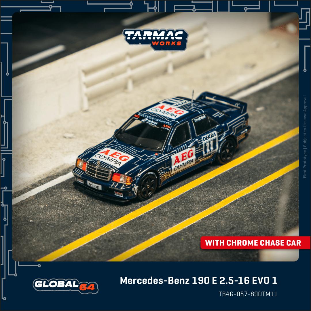 PRE-ORDER Tarmac Works 1:64 Mercedes Benz 190 E 2.3-16 Evo 1 DTM 1989