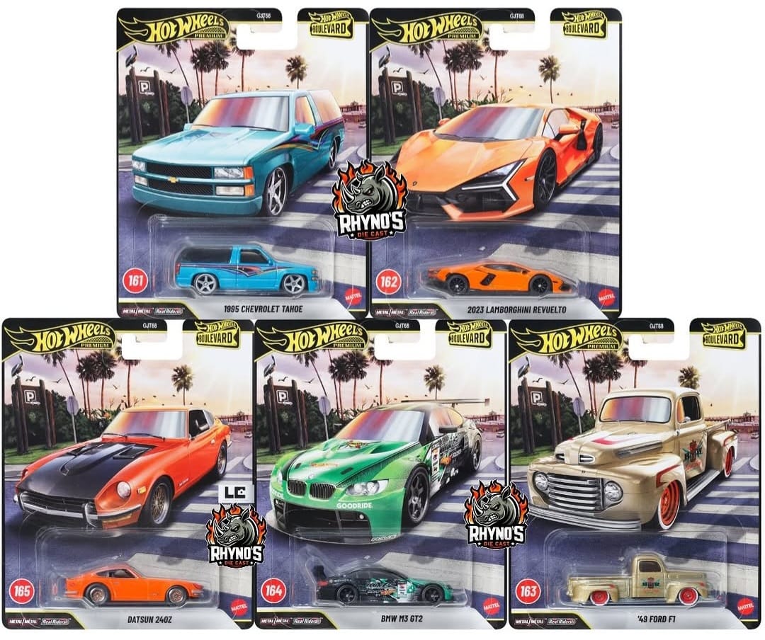 (PRE-ORDER) Hot Wheels Premium 1:64 Boulevard 2027 Complete Set 1-5