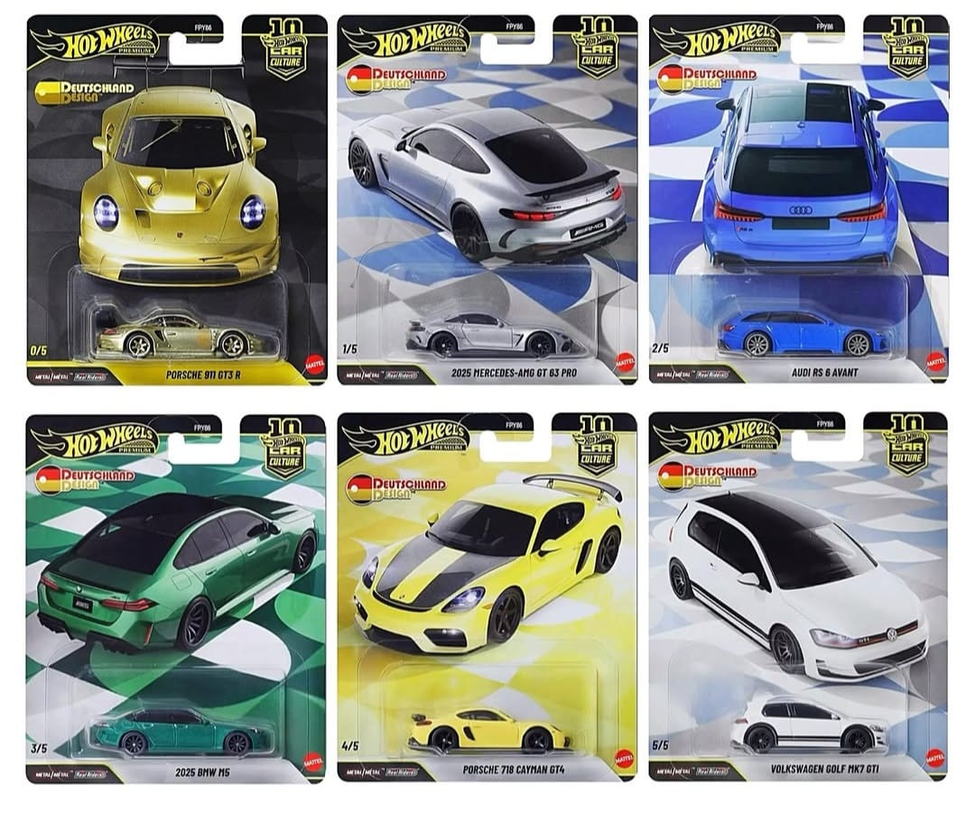 (PRE-ORDER) Hot Wheels Premium 1:64 Car Culture 2026 Deutschland Design SEALED CASE