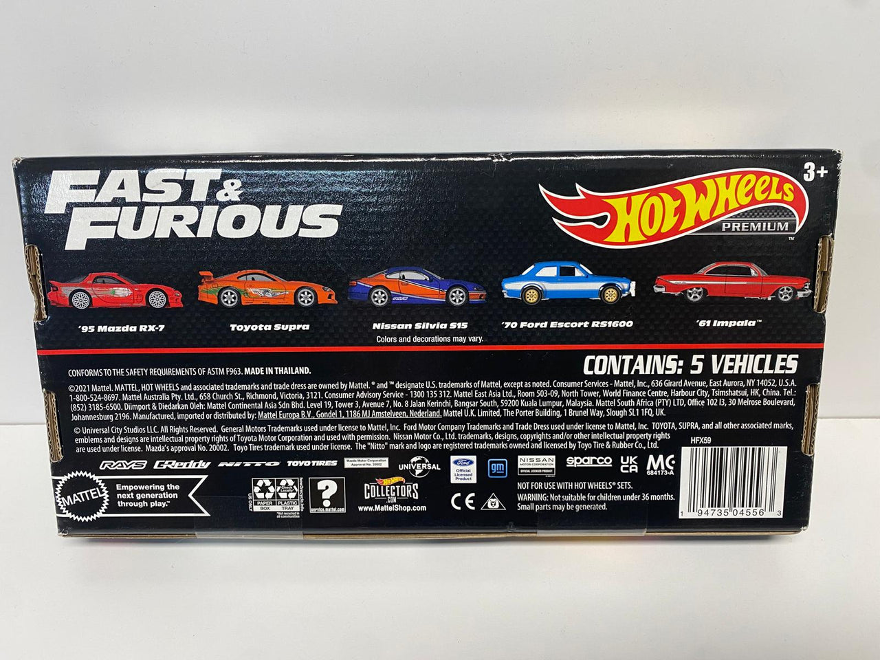 Hot Wheels Premium 1:64 Fast & Furious The Racers Edge Boxset