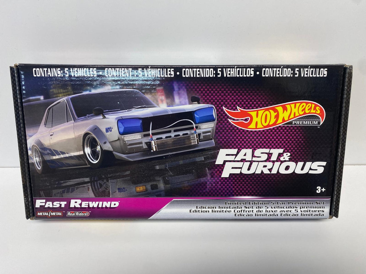 Hot Wheels Premium 1:64 Fast & Furious Furious Fast Rewind Boxset