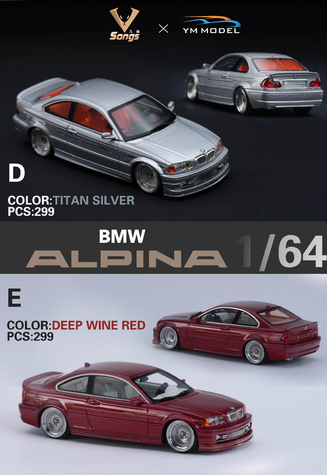 YM Model 1:64 BMW Alpina