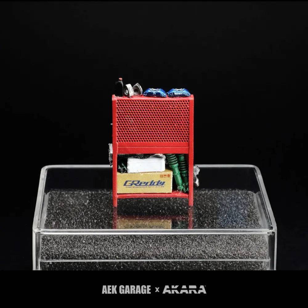 PRE-ORDER Akara x AEK Garage 1:64 Tools Table Red