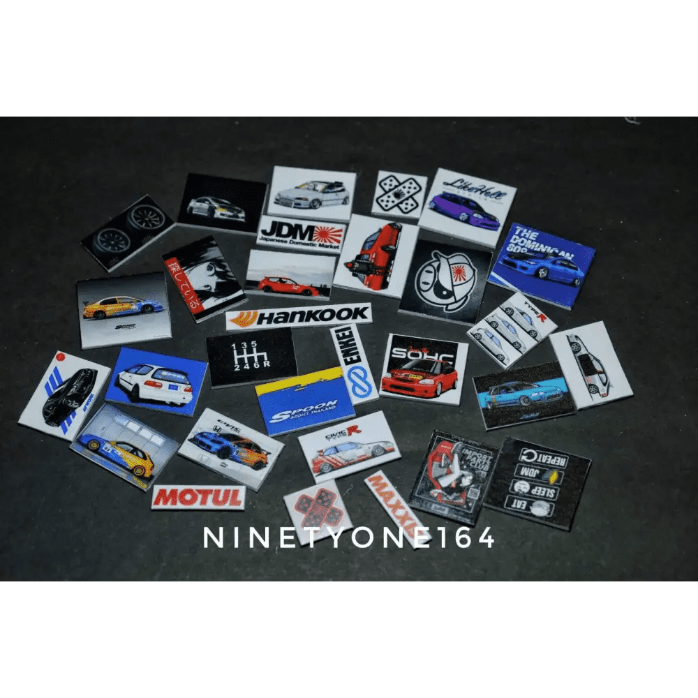 Akara x NinetyOne 1:64 Diorama Signs Set