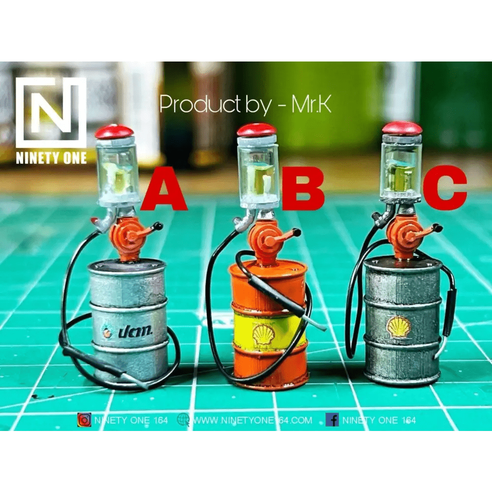 Akara x NinetyOne 1:64 Oil Can Set