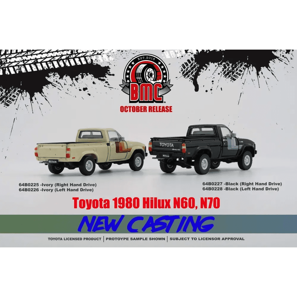 BM Creations 1:64 Toyota Hilux N60 N70