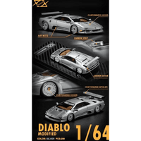 Thumbnail for Error 404 1:64 Lamborghini Diablo Silver