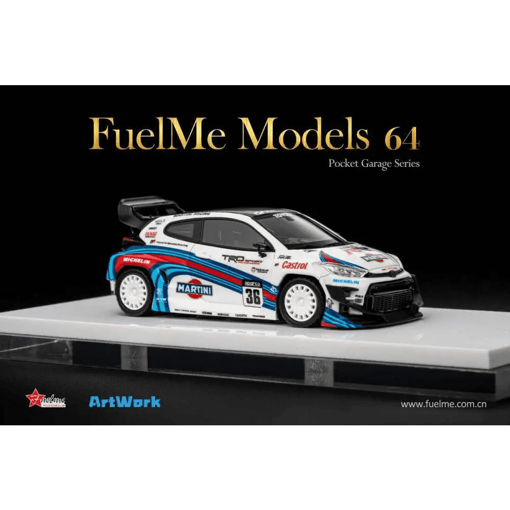 Fuel Me 1:64 Pandem Toyota GR Yaris Martini Racing