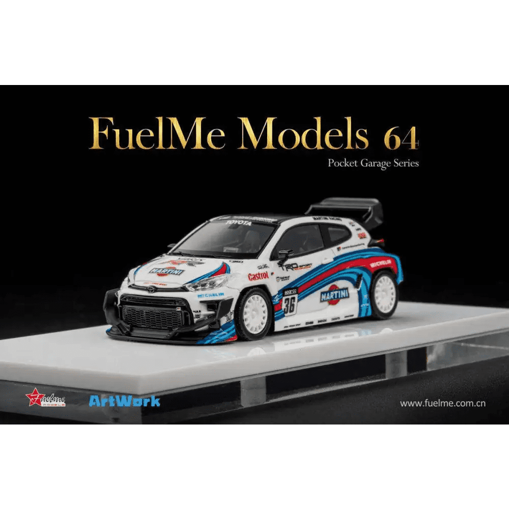 Fuel Me 1:64 Pandem Toyota GR Yaris Martini Racing