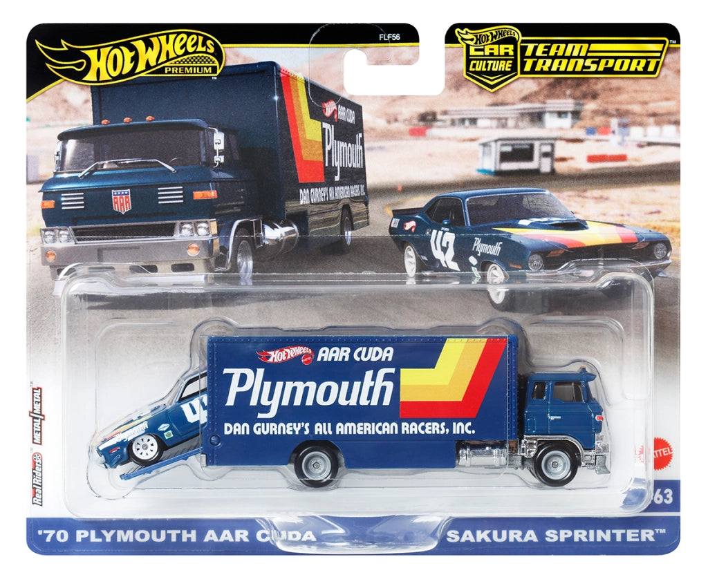 Hot Wheels Premium 1:64 Car Culture Team Transport FLF56-956A Case