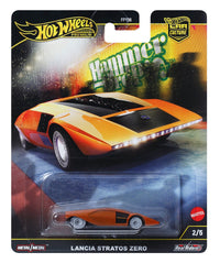 Thumbnail for Hot Wheels 1:64 Premium Car Culture 2024 HAMMER DROP - Lancia Stratos Zero