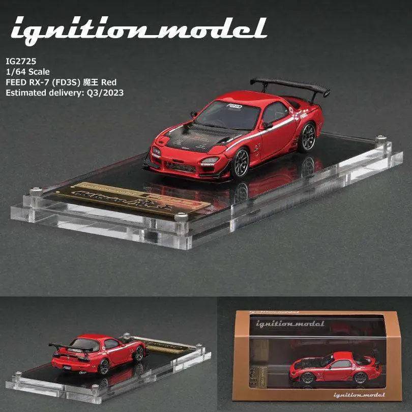 Ignition Model 1:64 Feed Mazda RX-7 FD3S Red