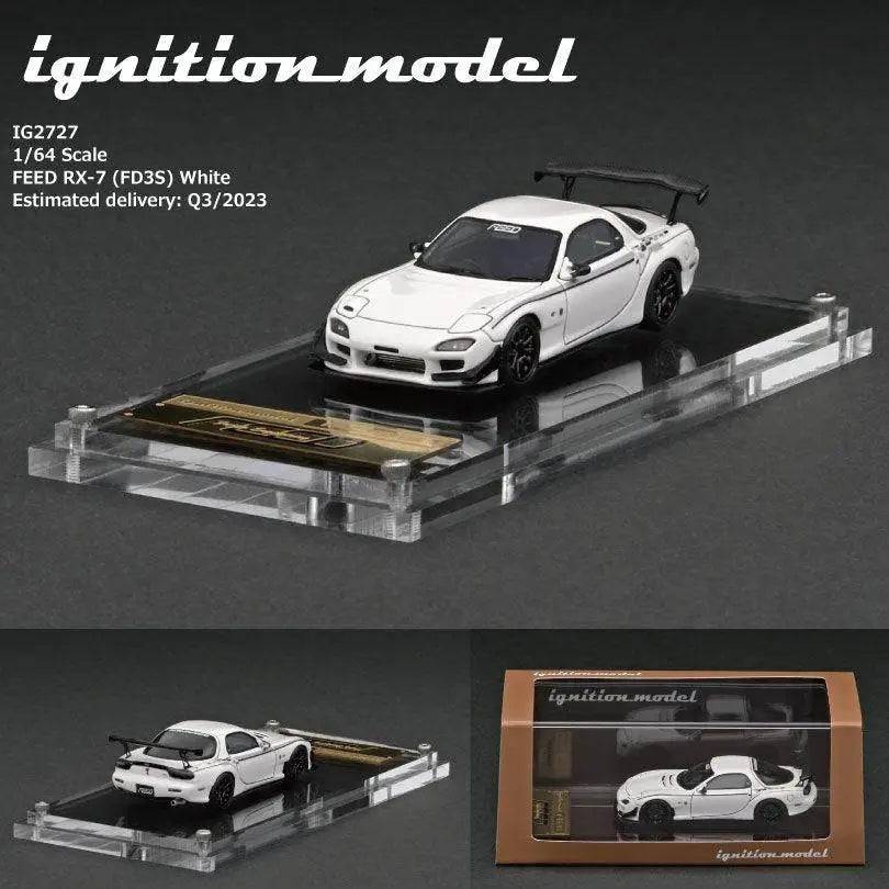 Ignition Model 1:64 Feed Mazda RX-7 FD3S White