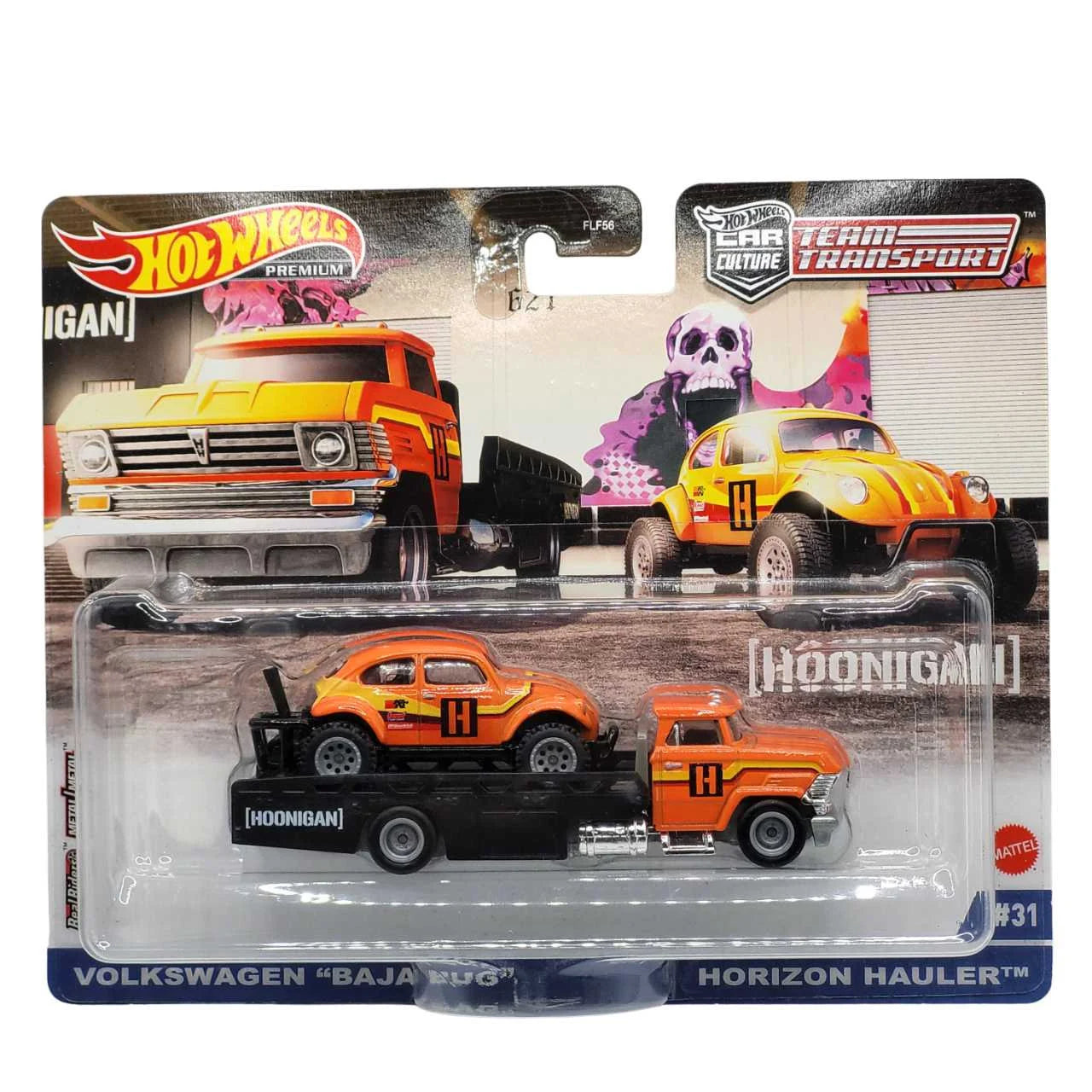 Hot Wheels Premium 1:64 Team Transport Volkswagen Baja Bug Horizon Hauler