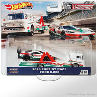 Thumbnail for Hot Wheels Premium 1:64 Team Transport 2016 Ford GT Race C-800