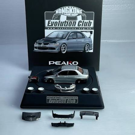 Peako64 1:64 Mitsubishi Lancer Evolution IX – HK Evolution Club Exclusive