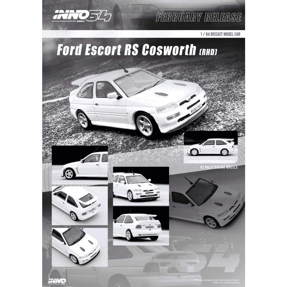 INNO64 1:64 Ford Escort RS Cosworth White