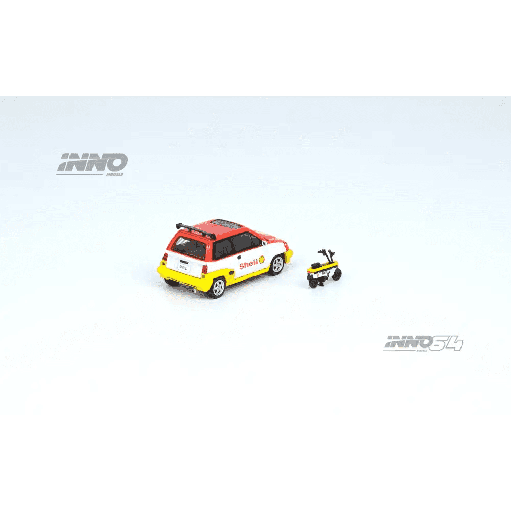 INNO64 1:64 Honda City Turbo II w/ Motocompo Shell