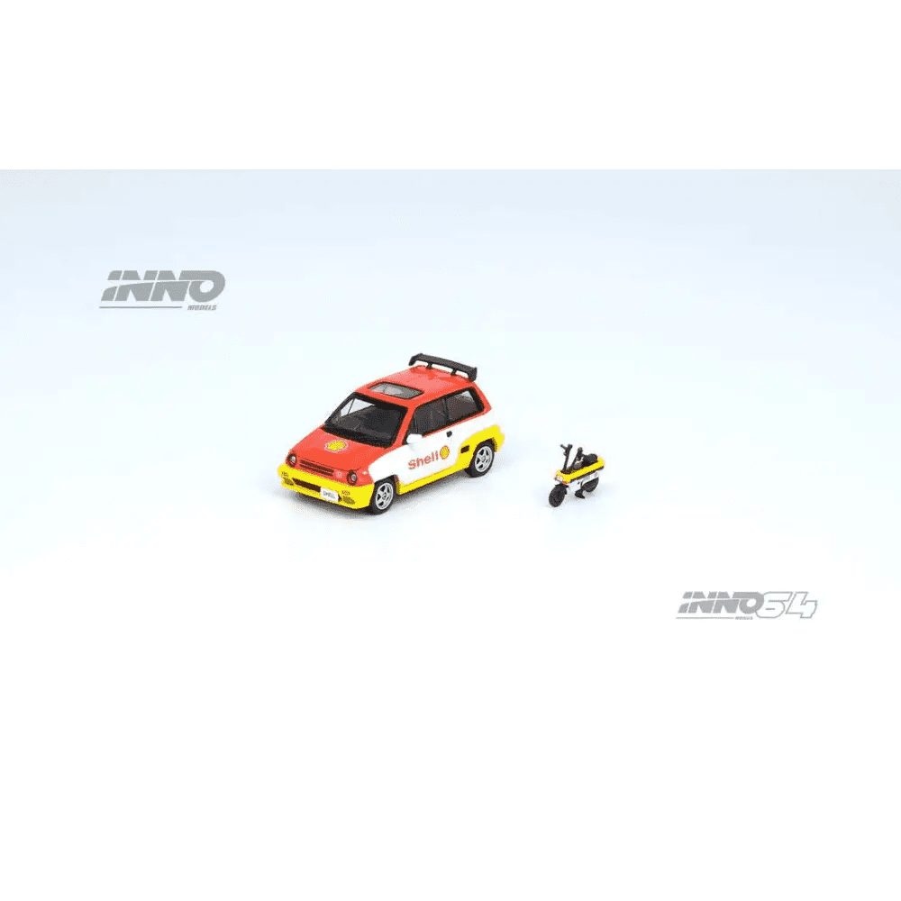 INNO64 1:64 Honda City Turbo II w/ Motocompo Shell