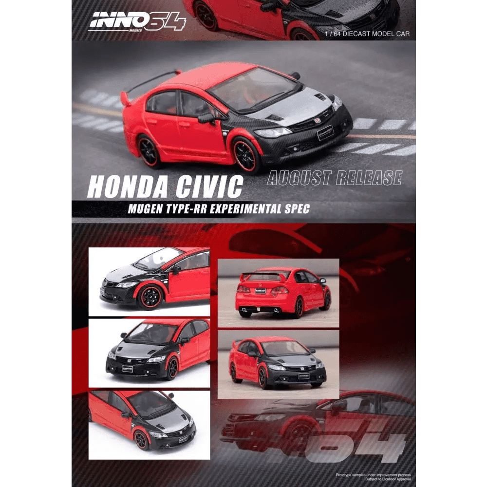 INNO64 1:64 Honda Civic Type-R FD2 Mugen RR