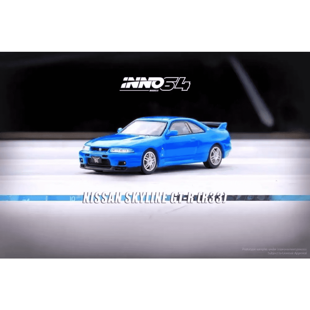 INNO64 1:64 Nissan Skyline R33 GT-R Blue