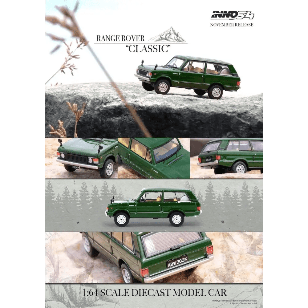 INNO64 1:64 Range Rover Classic Lincoln Green