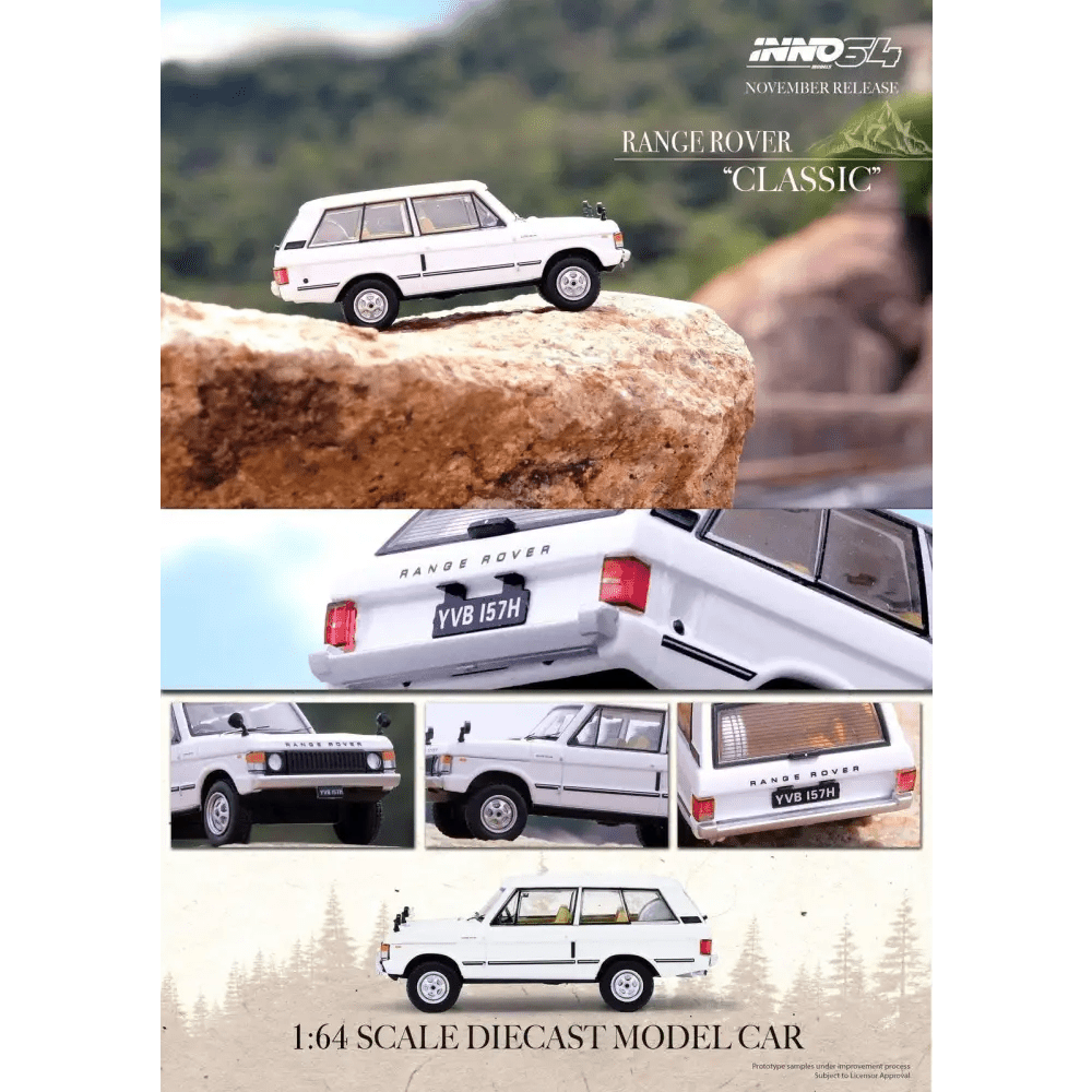 INNO64 1:64 Range Rover Classic White