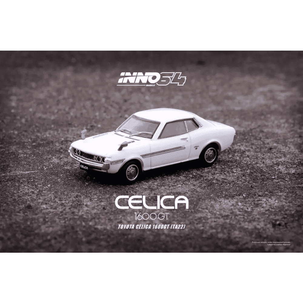 INNO64 1:64 Toyota Celica 1600GT TA22 White