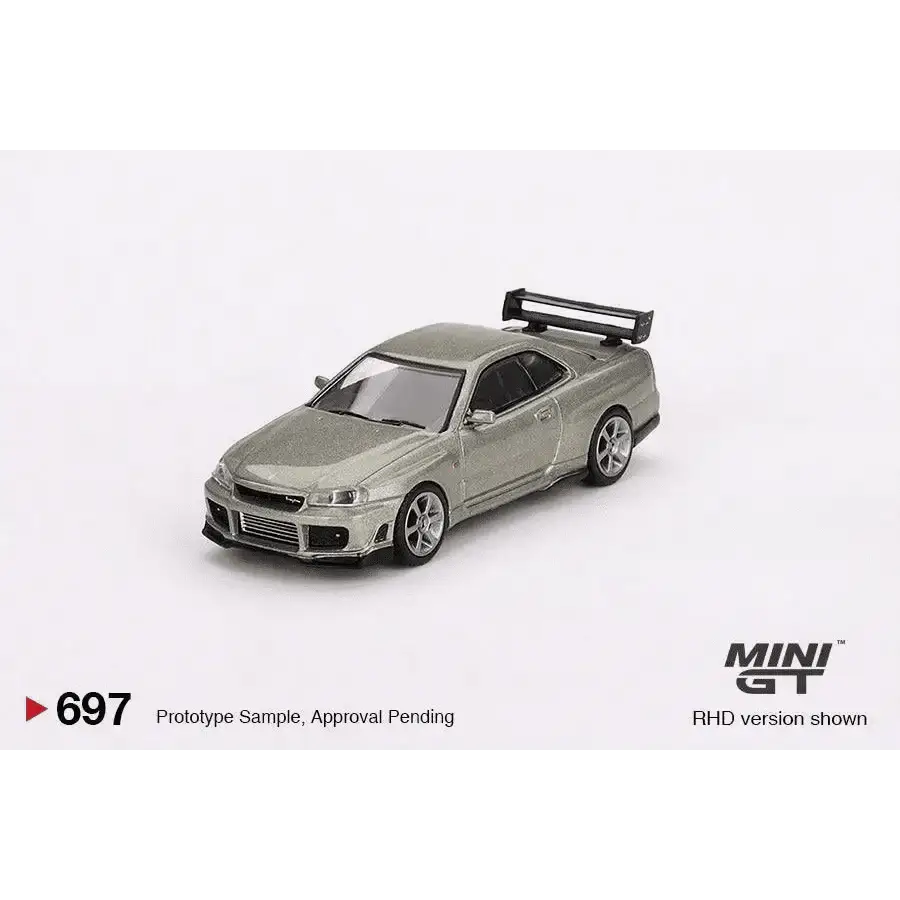 PRE-ORDER MINI GT 1:64 Nissan Skyline GT-R R34 Tommykaira R-z Millenium Jade MGT00697-R