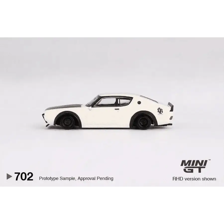 PRE-ORDER MINI GT 1:64 Nissan Skyline Kenmeri Liberty Walk White MGT00702-R