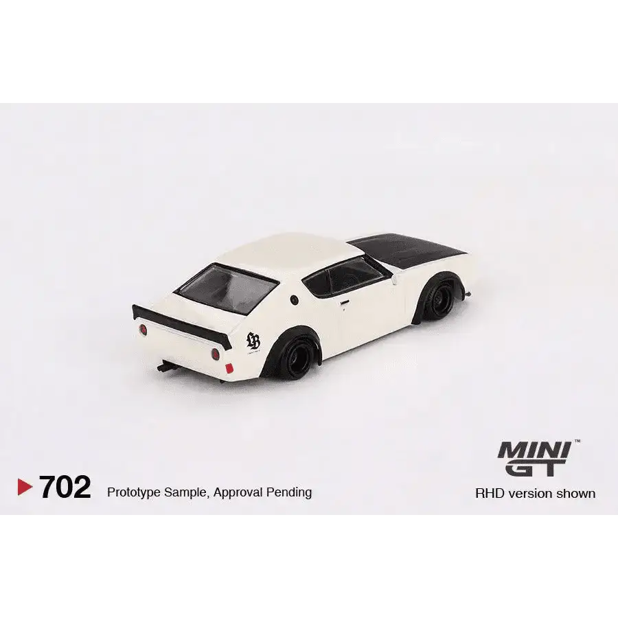 PRE-ORDER MINI GT 1:64 Nissan Skyline Kenmeri Liberty Walk White MGT00702-R