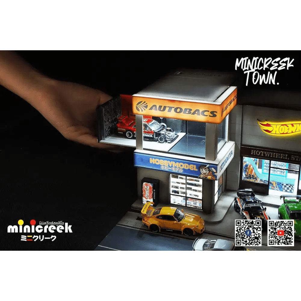 Minicreek 1:64 Premium Diorama Hot Wheels Shop