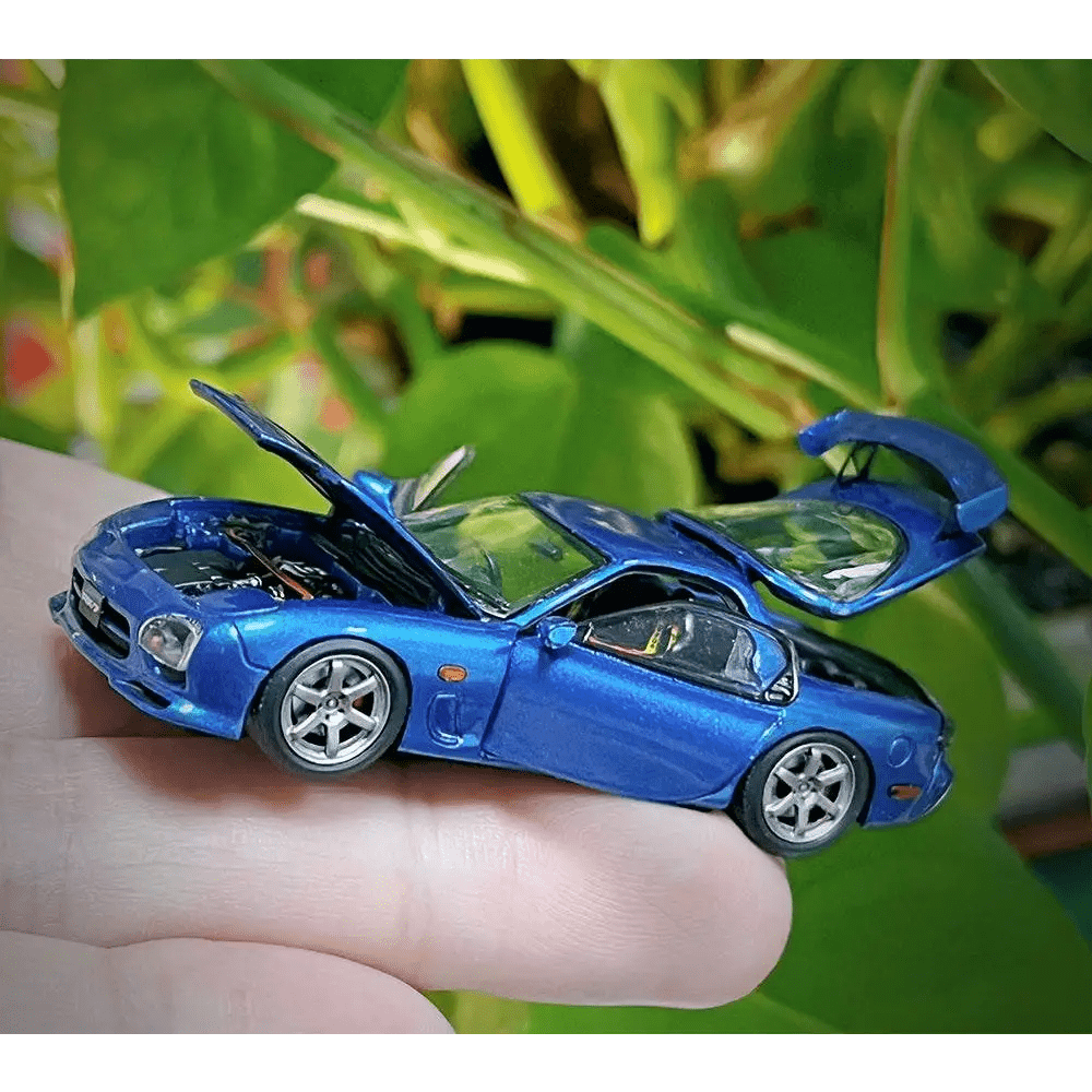 PGM 1:64 Mazda RX-7 FD3S Blue Metallic