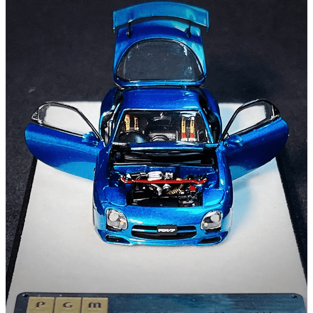 PGM 1:64 Mazda RX-7 FD3S Blue Metallic