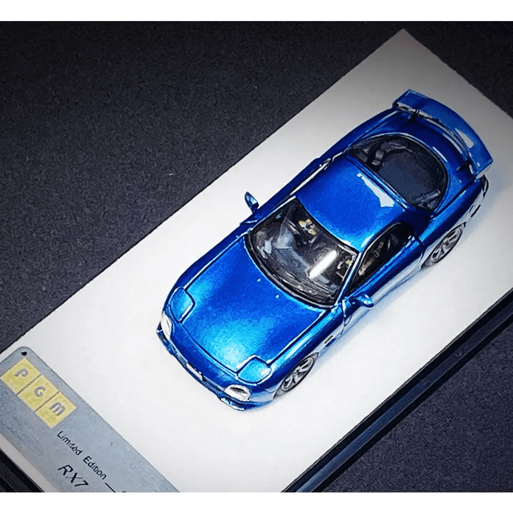 PGM 1:64 Mazda RX-7 FD3S Blue Metallic