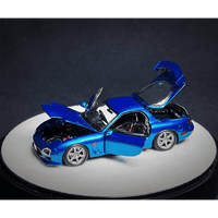 Thumbnail for PGM 1:64 Mazda RX-7 FD3S Blue Metallic Luxury