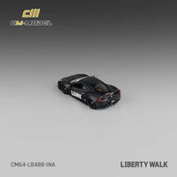 Thumbnail for PRE-ORDER CM-Model 1:64 LBWK Ferrari 488 Widebody Matte Black Exclusive