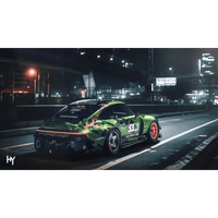 Thumbnail for PRE-ORDER DCM 1:64 Porsche RWB 930 Green #53