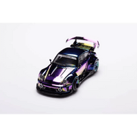 Thumbnail for PRE-ORDER DCM 1:64 Porsche RWB964 Chrome Chameleon