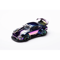 Thumbnail for PRE-ORDER DCM 1:64 Porsche RWB964 Chrome Chameleon