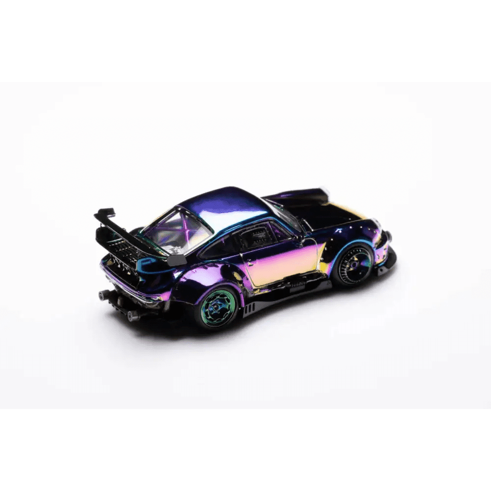 PRE-ORDER DCM 1:64 Porsche RWB964 Chrome Chameleon