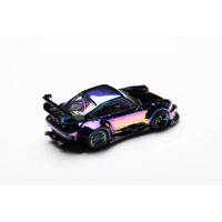 Thumbnail for PRE-ORDER DCM 1:64 Porsche RWB964 Chrome Chameleon