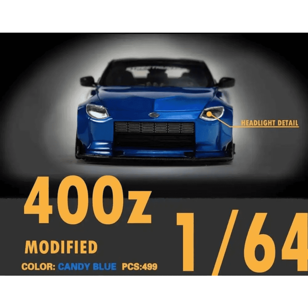 PRE-ORDER) Error 404 1:64 Nissan 400Z Blue - Little – Little