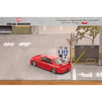 Thumbnail for PRE-ORDER Focal Horizon 1:64 Nissan Skyline R33 400R w/ Opening Hood RED